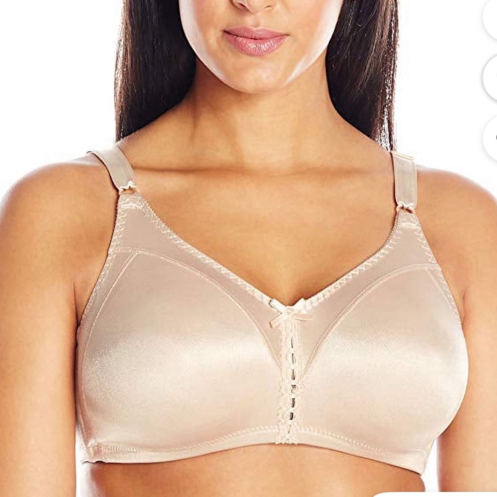 Bali Women's Cool Comfort Nude Full Coverage Bra #3820 Sz 38C